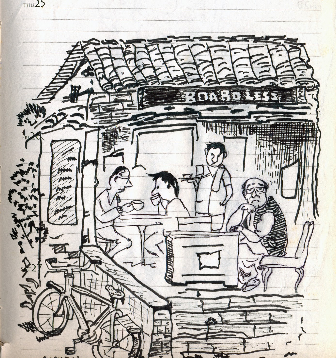 The famous Boardless coffee hotel